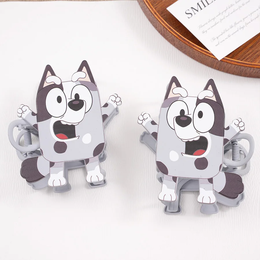 

NEW Cute Cartoon Puppy Hair Claw 8.8CM Alloy Claw Clips 3D Printed Crab Hair Clips for Women Girls Hair Accessories