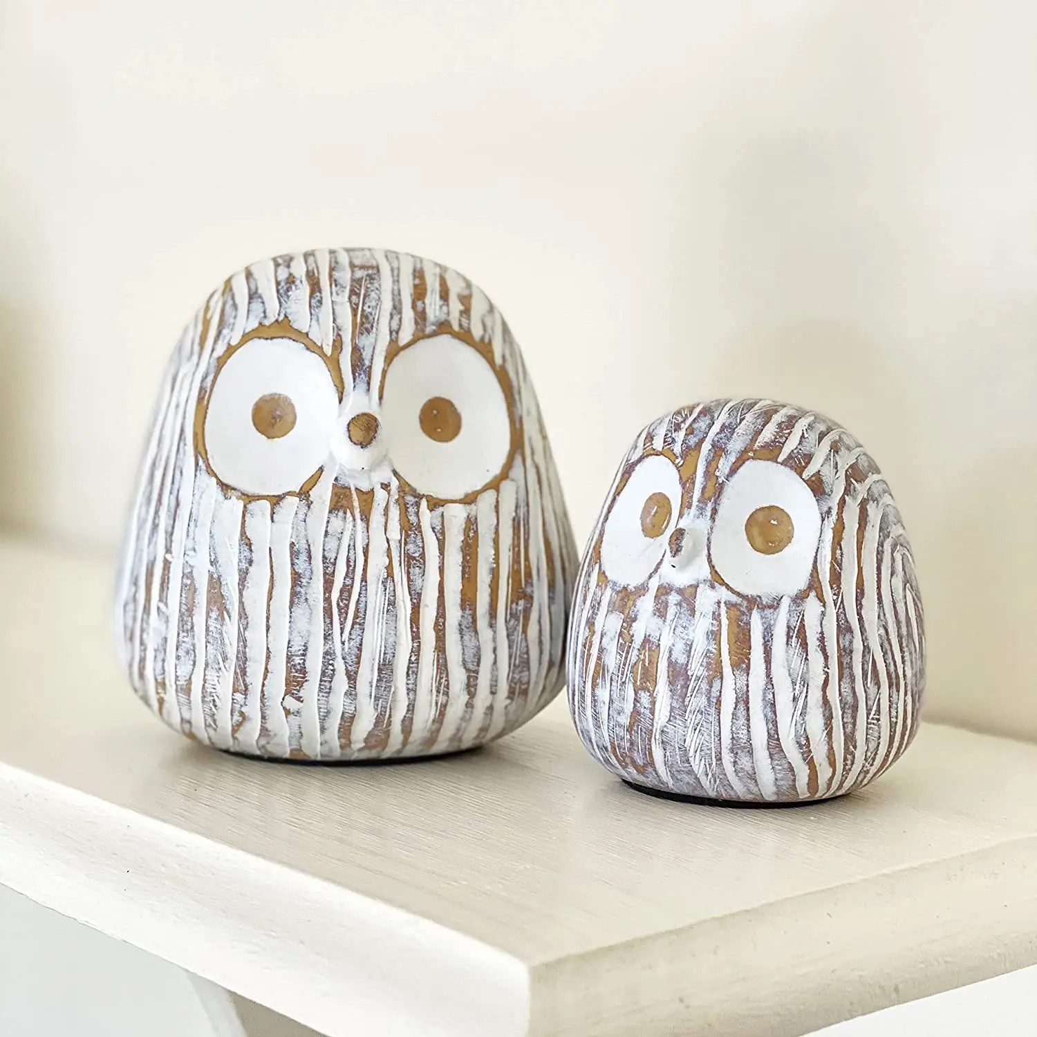 

Chubby Night Owl декоративная статуя, скульптура, искусственные акценты, набор из 2 шт., домашние декоративные статуэтки из смолы, милые украшения