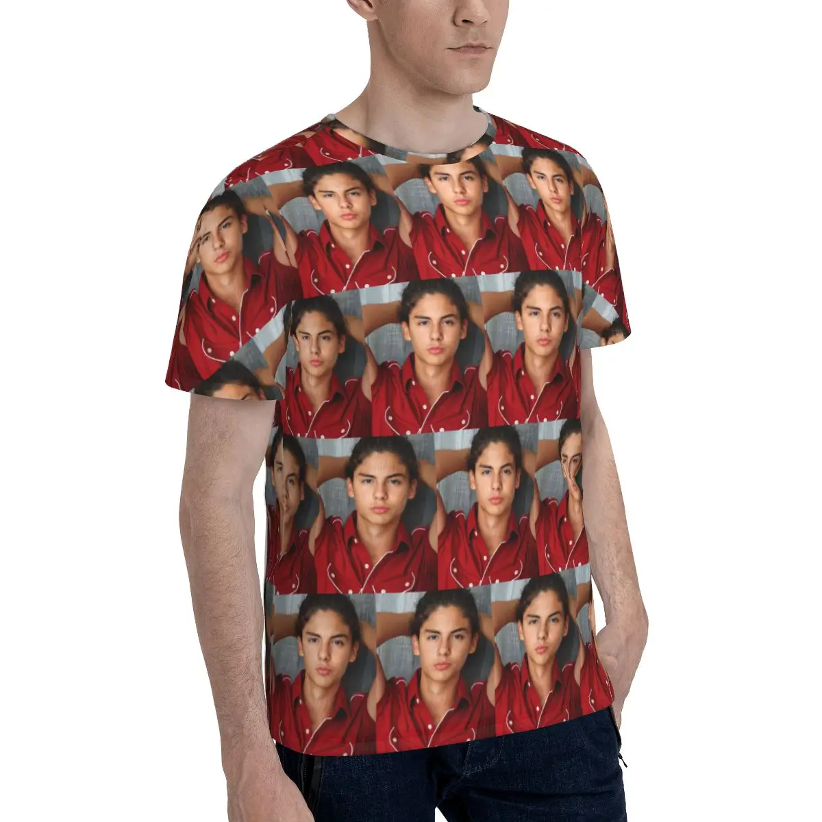 Miguel Cazarez Mora Actor T-Shirt for Men Cotton T Shirts Men's Tees Short O-Neck Summer Clothes Tops