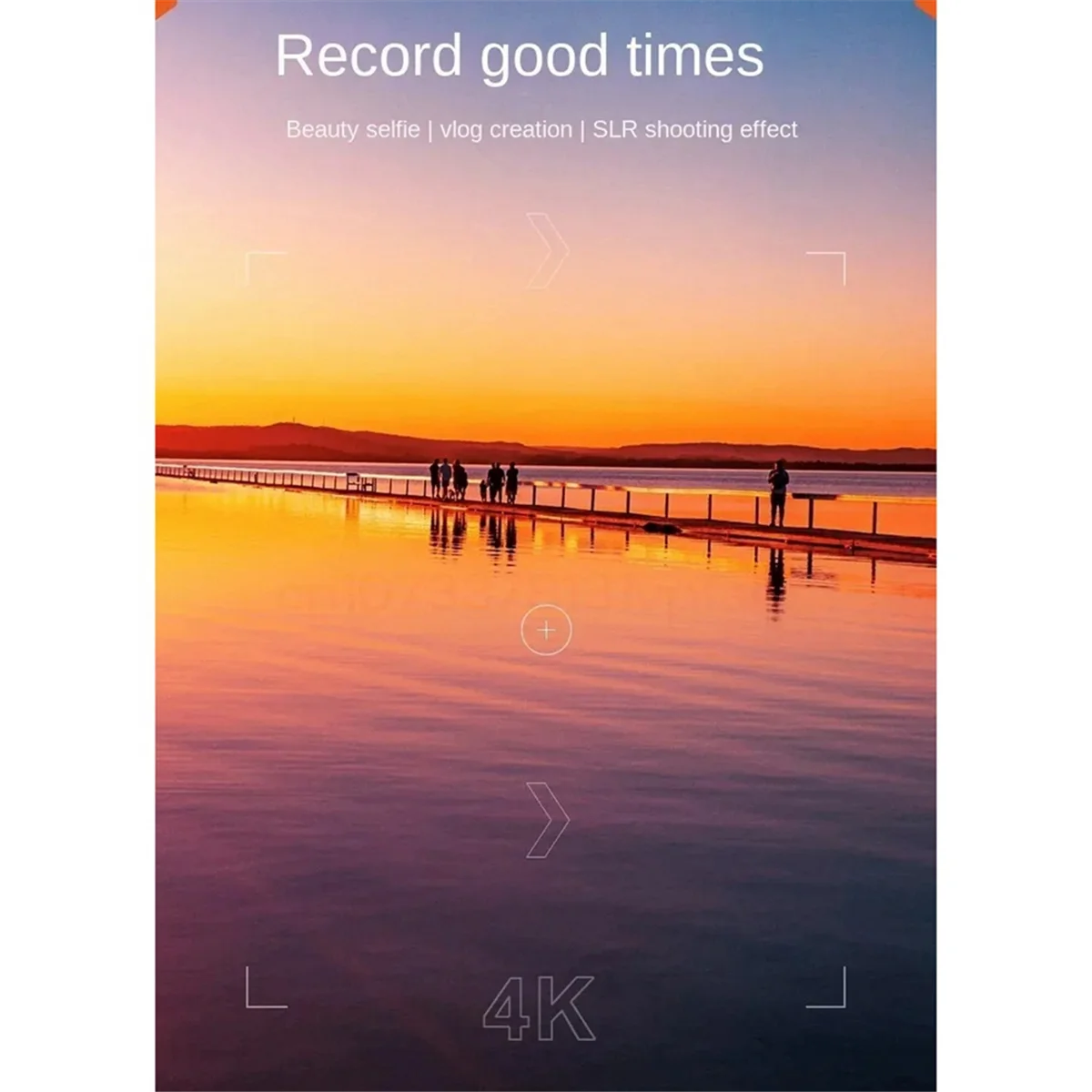 

Efficient Digital Camera HD Retro Camera VLOG Card Camera,White