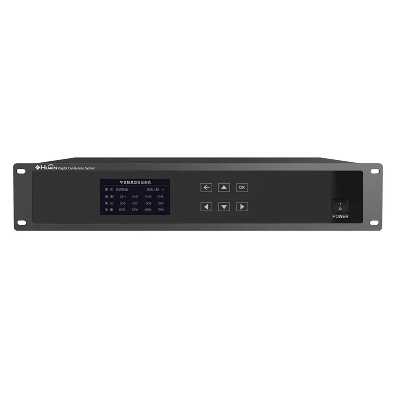 3.8 inch LCD display digital 2.4G  wireless Conference System microphone Host Serve Controller