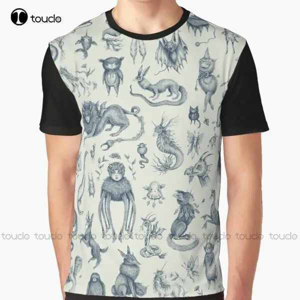 Beings And Creatures Graphic T-Shirt Custom Aldult Teen Unisex Digital Printing Tee Shirts Custom Gift Xxs-5Xl Streetwear