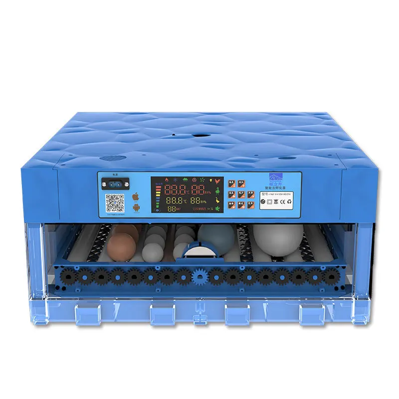 

Cheap Price 64 Eggs Fully Automatic Eggs Incubator Small Incubator for Home Use Chicken Egg Hatcher