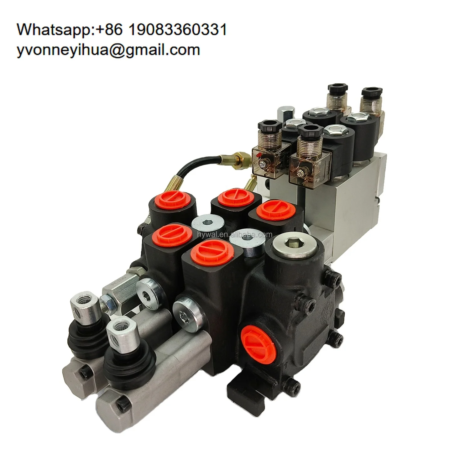 

Hy-Waloil PC100 Series 12V/24V DC 2-Bank 100Lpm Hydraulic Directional Control Valve For Stacker Engineering