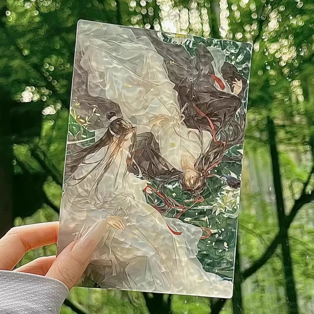 Грандмастер волшебной дороги, Water Shadow, Water Ripple Косплей, Wei Wuxian Blue Forgetting Machine, Прозрачная карта