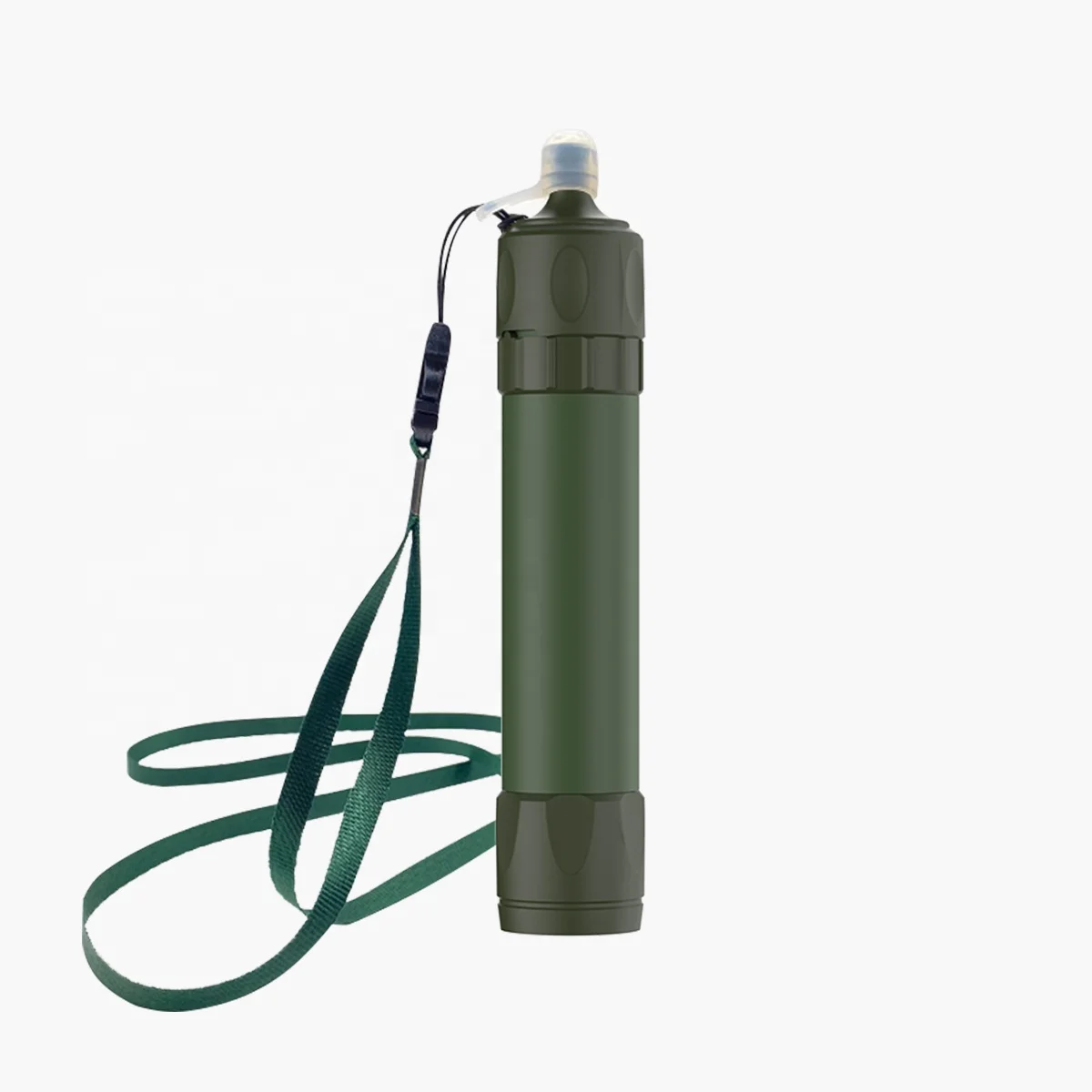 Outdoor camping emergency survival filter straw portable drinking water purifier