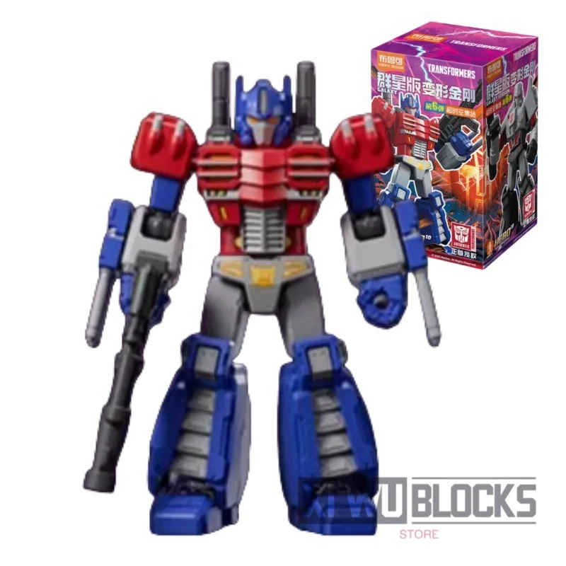 BLOKEES Transformers Assembly Bouwsteen GALAXY VERSIE 6 Beweegbare Model Ornamenten Megatron Pax Verjaardagscadeau