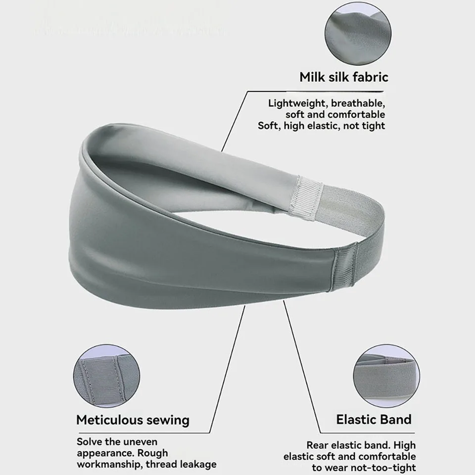 AOLIKES عصابات رأس رياضية للرجال والنساء 1 قطعة عدم الانزلاق الرطوبة فتل تجريب العصابة اللياقة البدنية الجري الدراجات اليوغا هيرباند #5