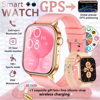 2025 New GPS Outdoor sport Smat Watch Women 5ATM 2.01-inch Heart Rate Voice call Female Health Smar watch Ladies For HUAWEI IOS
