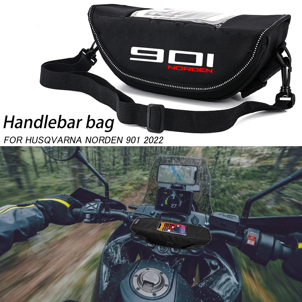 For Husqvarna Norden 901 Norden901 2022 Motorcycle accessory  Waterproof And Dustproof Handlebar Storage Bag  navigation bag