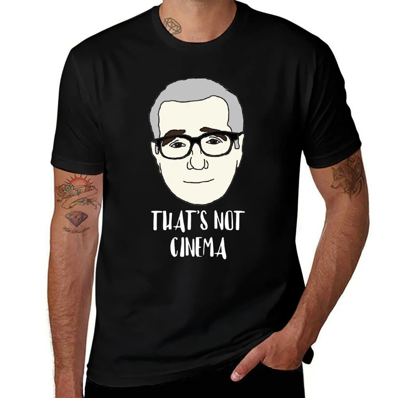 

Martin Scorsese That's Not Cinema T-Shirt No Iron Casual Short Sleeve Top