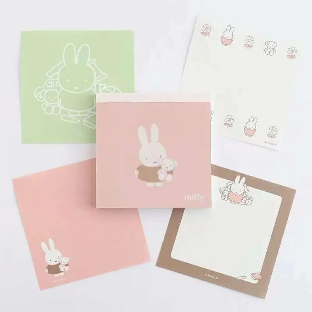 ミッフィーウサギ付箋かわいいアニメ学生かわいいデスクトップマルチスタイルシンプルな便利なステッカー日本の女の子メモギフト