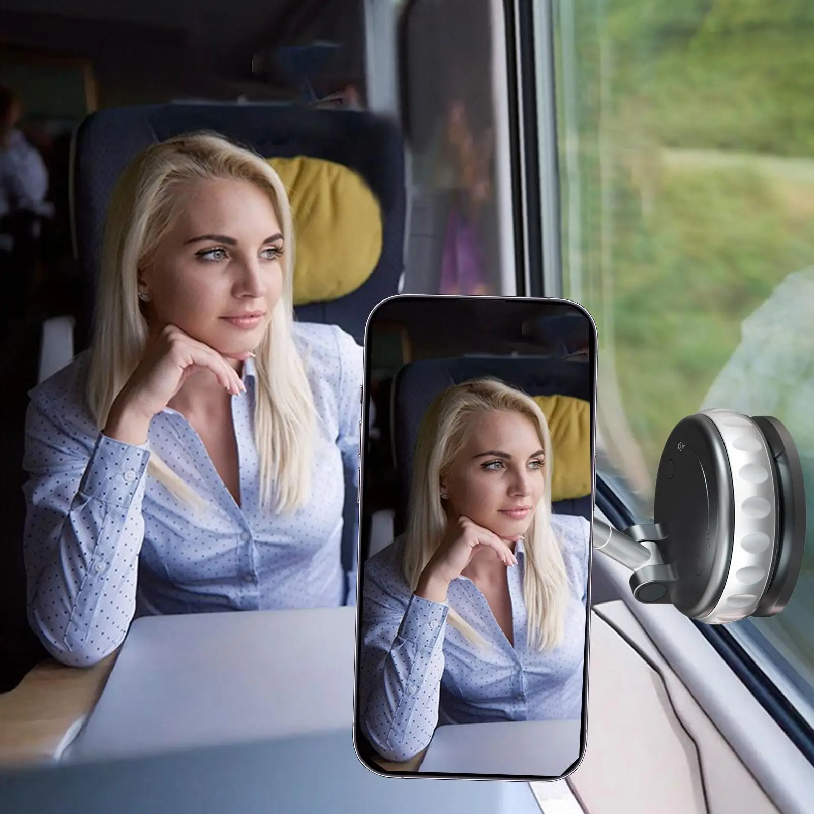 Магнитный держатель для телефона на присоске, вакуумный магнитный держатель для телефона на присоске, легкие гаджеты, складная мобильная подставка, автомобильные аксессуары, кронштейн