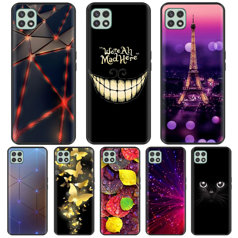 For Samsung Galaxy A22s 5G SM-A226B Case Cute Painted Soft Silicone Shockproof Cover Shell For Samsung A 22 4G A225F Phone Cases