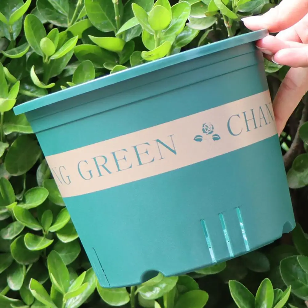 Breathable Planter Pot Recycled Plastic Flower Pot for Roses Hydrangeas Amaryllis Thickened Downward Growth Pot Hydrangea