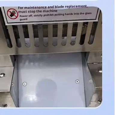 

Электрическая машина для нарезки замороженного мяса из нержавеющей стали: для нарезки баранины, говядины, колбас, бекона, формирования рулетов и ломтиков