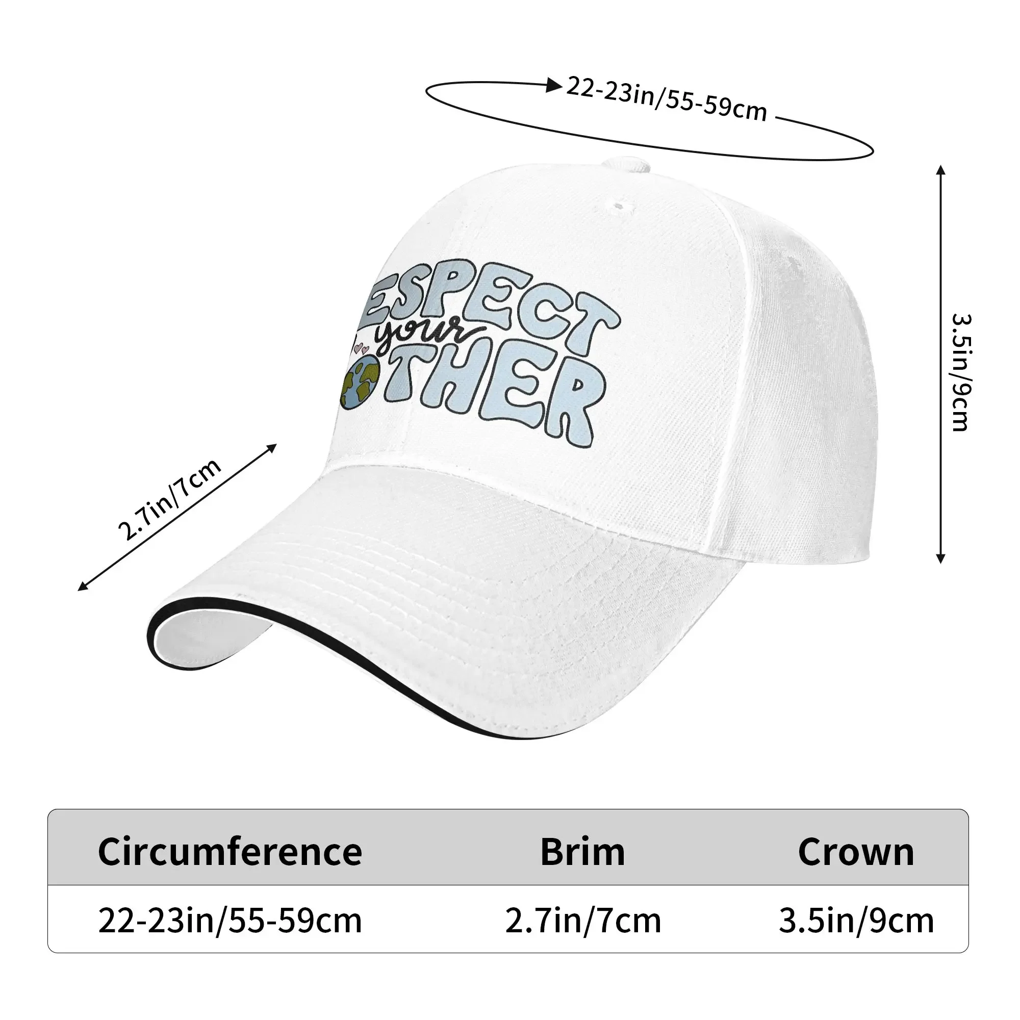 New Sun Baseball Cap Respect Your Mother - Harry Styles  Custom Logo Trucker Hat Adjustable Stylish Hunting Camping Snapback Cap