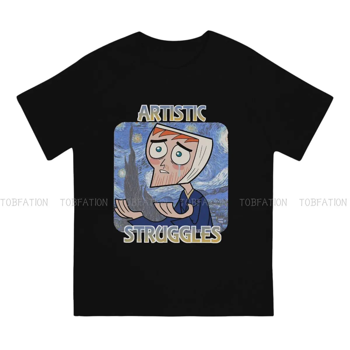 Clone High Abraham Lincoln Abe Joan of Arc Original TShirts Van Gogh  Print Men's T Shirt New Trend Clothing Size S-6XL