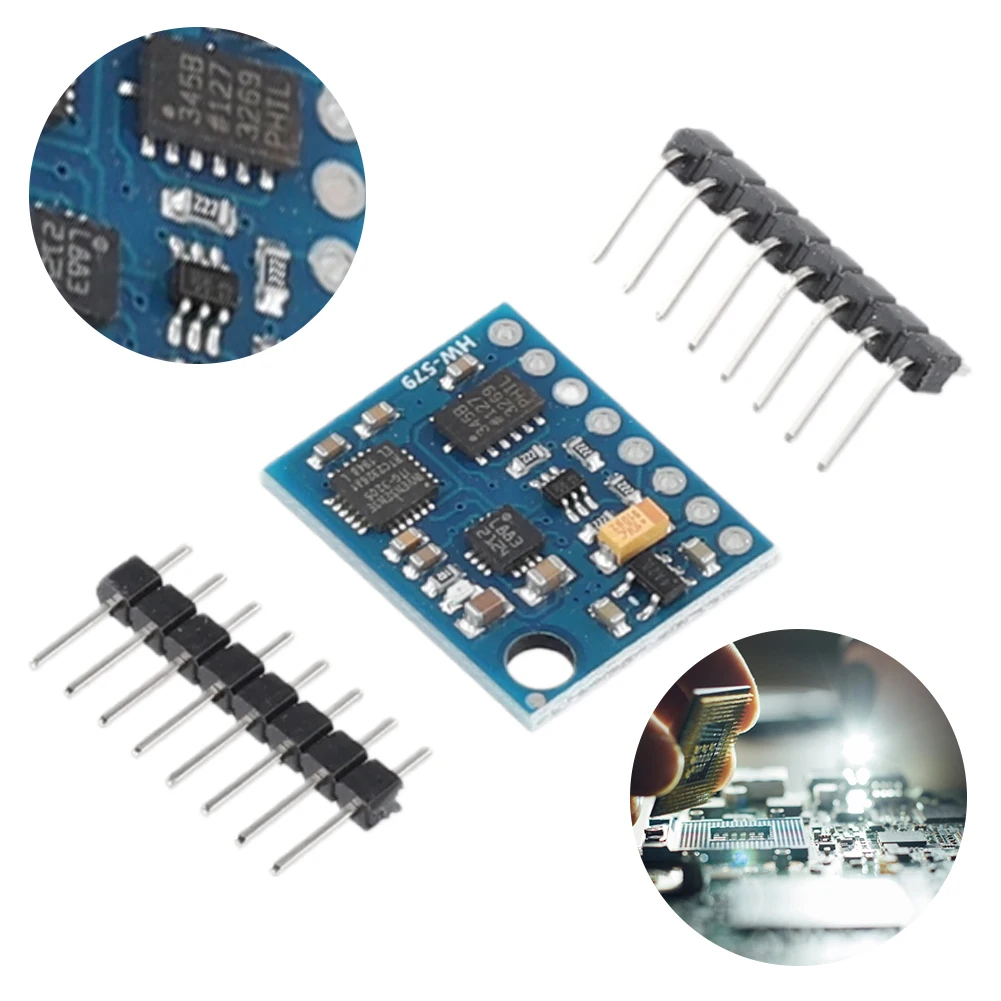 IMU Sensor Module Board HMC5883L ITG3205 ADXL345 3 V-5 V Accelerometer Gyro Magnetometer Module IIC Transmissie voor Arduino