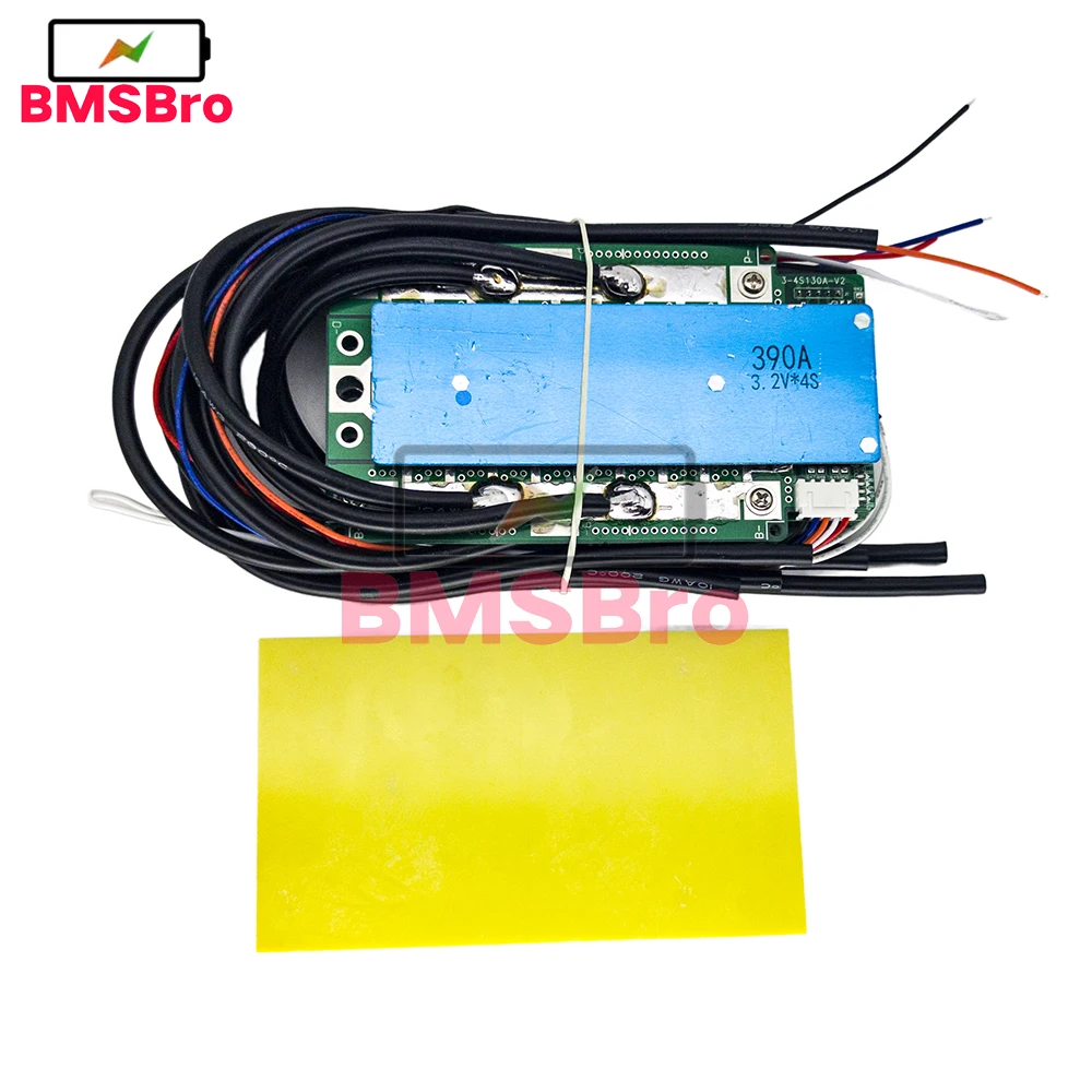 Imagem -04 - Bms 4s Lithium Battery Protection Board sobre a Carga Descarga Inversor para Ebike Escooter Carro 12.8v 390a