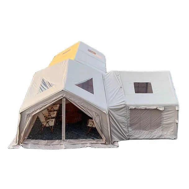 Waterproof Large Combination Inflatable House Tent Outdoor Camping for 8-10 Person Air Tent