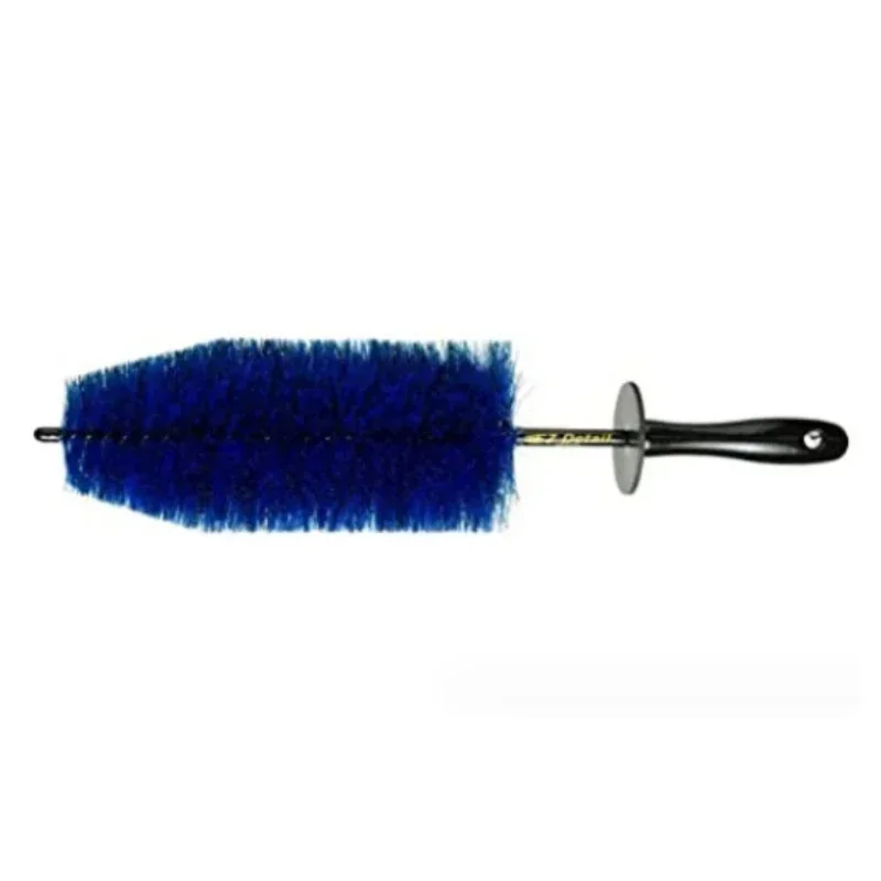 Blue Detailing Brushes Ultra Soft Hair Rim Tire Brake Dust Cleaner Easily Reaches Nook and Crannies 1pcs Tool