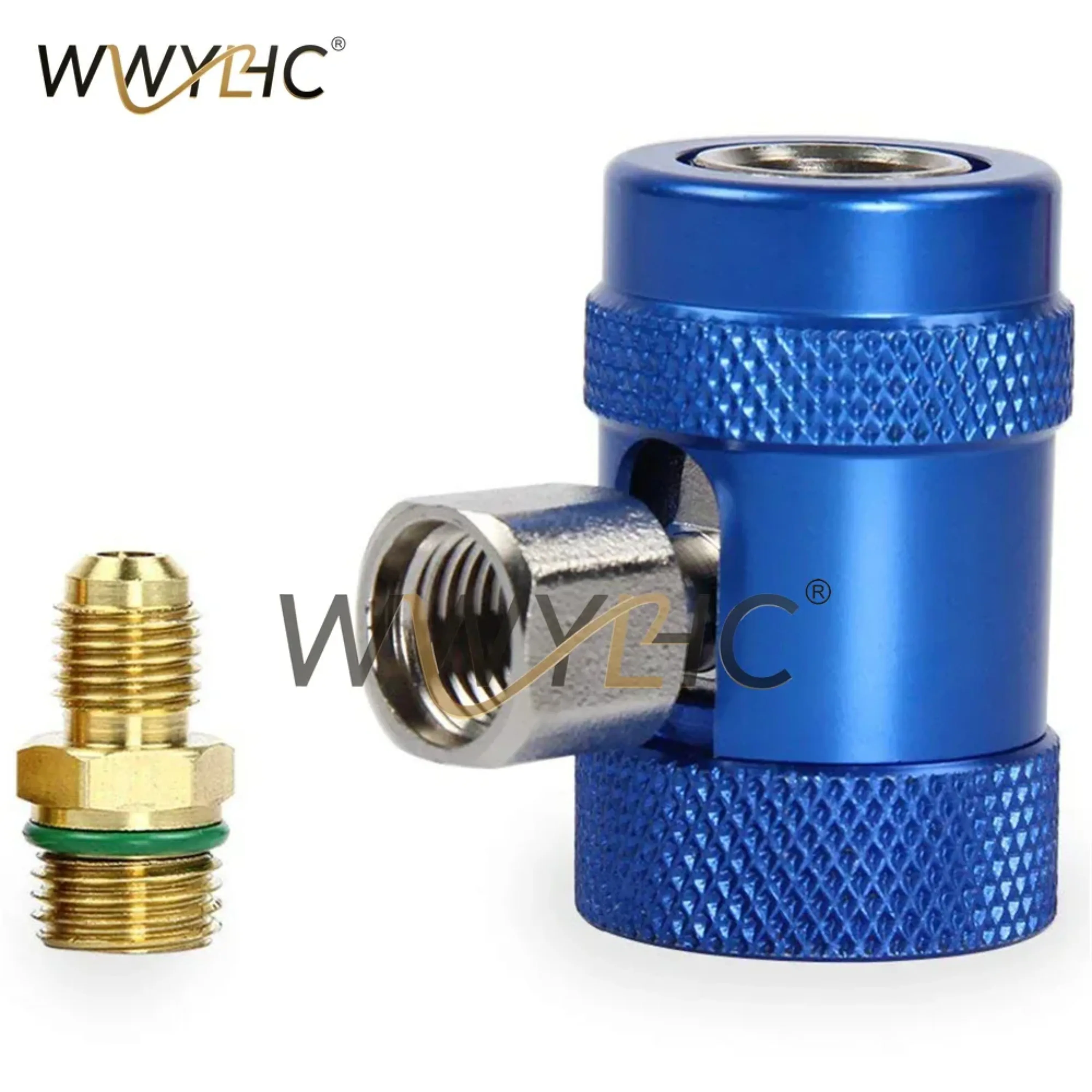 1234YF Adjustable Automotive Air Conditioning High And Low Pressure Quick Coupler Refrigerant Meter Wholesale
