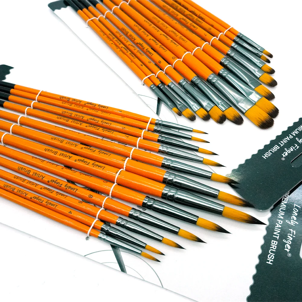 12pcs Multi Size Nylon Paint B - Beauty Makeup Studio recension och pris
