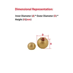 Pure Brass Internal Thread Nut/Lighting Accessory Nut Decorative Cap