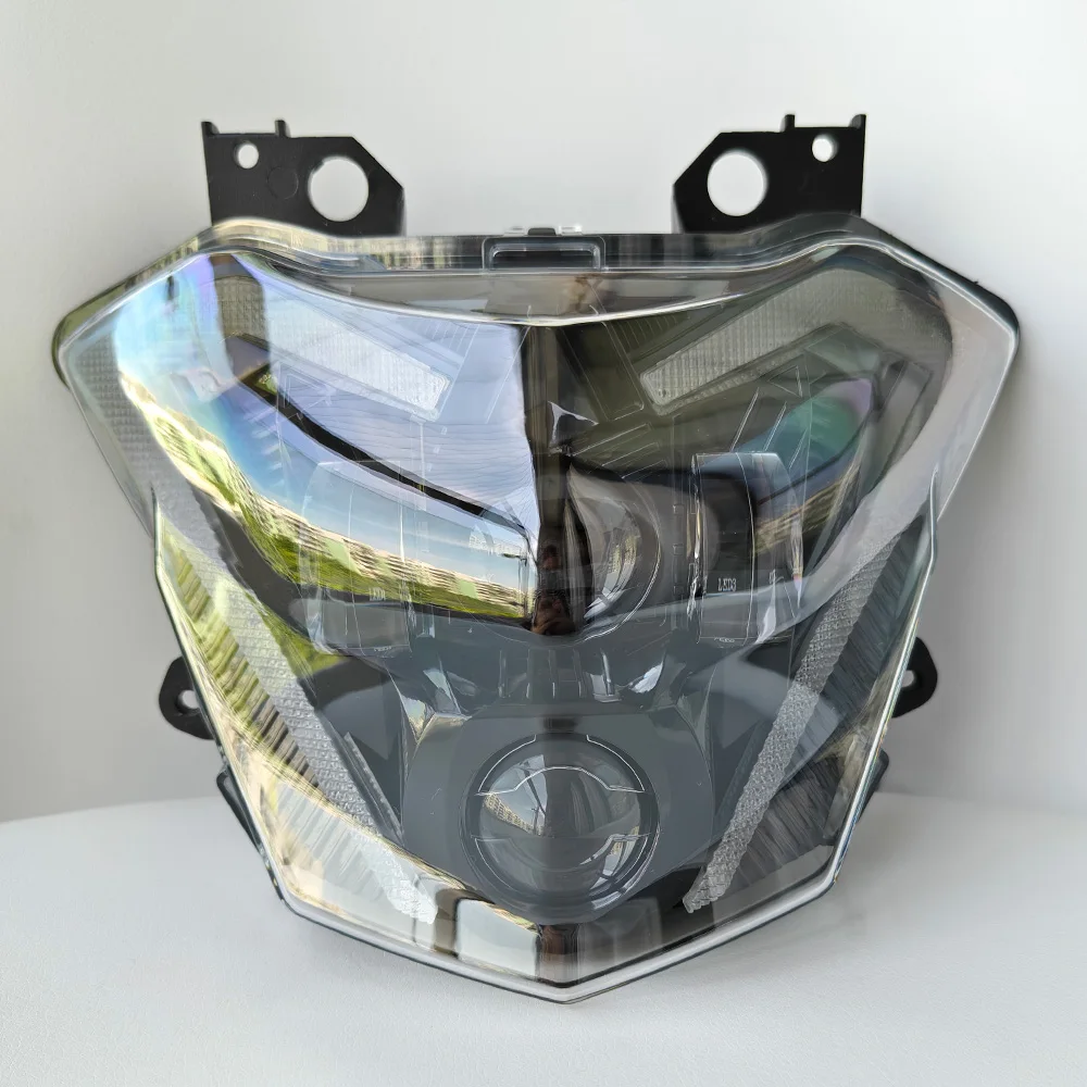 For Kawasaki Z650 ER650 Z ER 650 Versys-X 300 KLE300 250 KLE250 2017-2023 LED Headlight W/ DRL Motorcycle Light Assembly E24