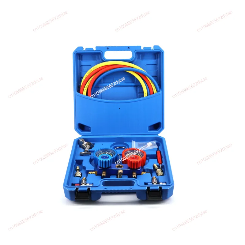 

R134R22R410R600 Air Conditioning Fluorination Instrument Set Suitable for Refrigerant Fluorination Gauge Manifold Pressure Gauge
