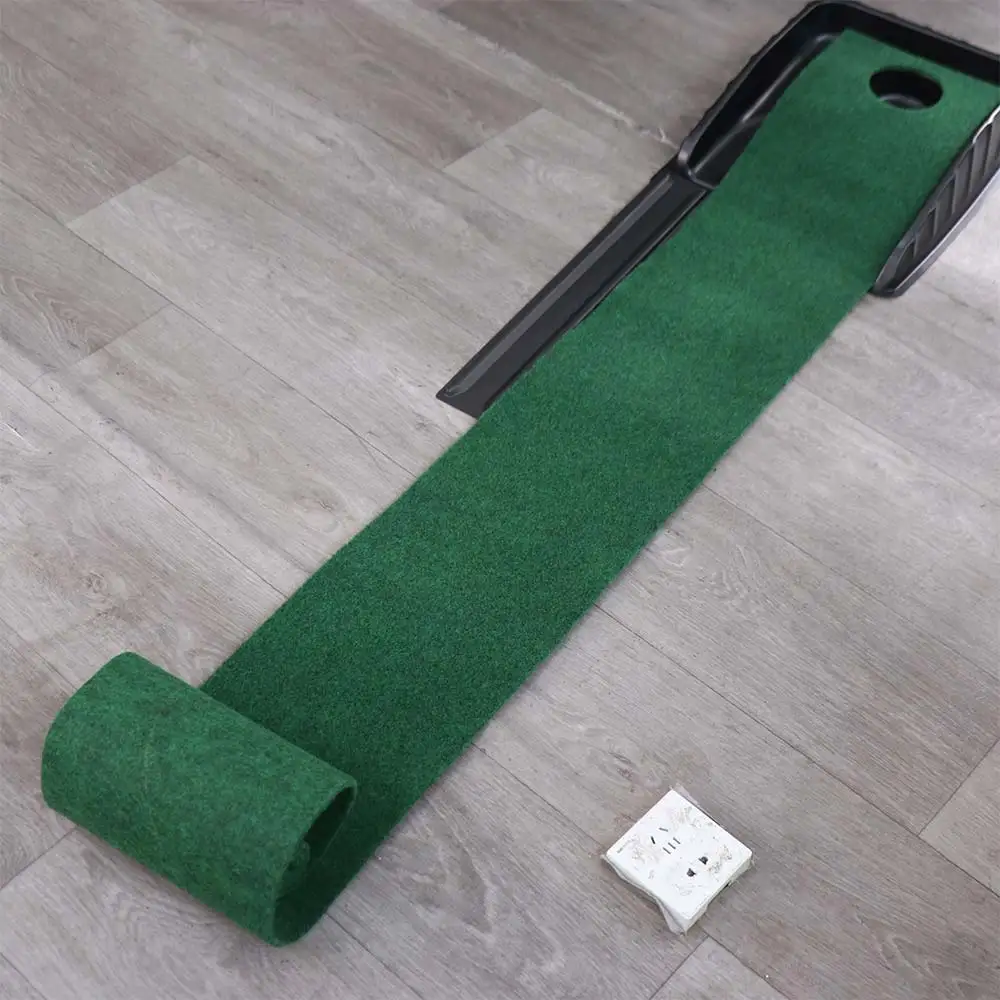 

Auto Ball Return Golfing Putting Mat Practice Equipment Training Aids Putting Green Mat Fairway Trainer Anti-slip