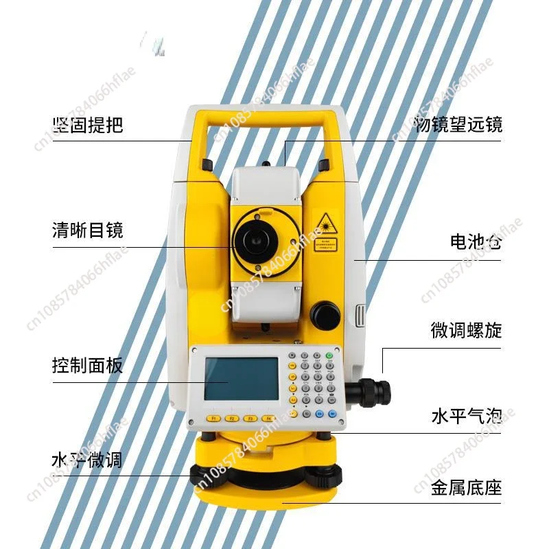 Тахеометр NTS-362R10U с геодезическими инструментами с цветным экраном может изменить несколько языков, высокая точность