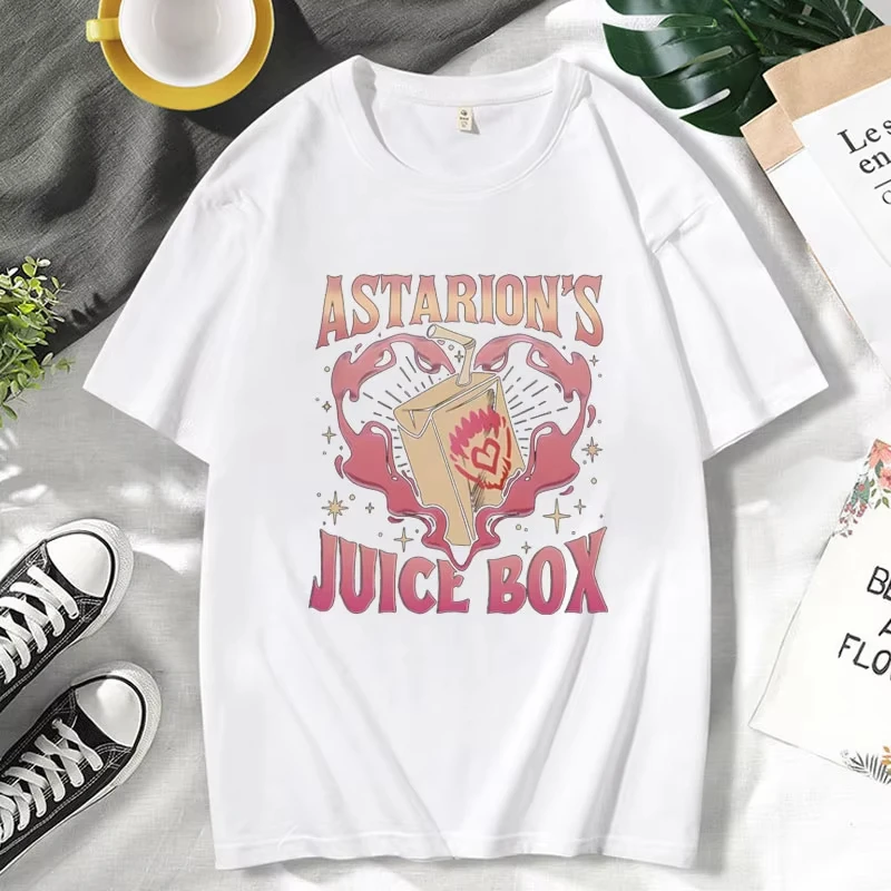 Limited Astarion Hello Darling Graphic T Shirts Men Women Vintage Oversized T-shirt Short Sleeve Male Fashion Casual Tee Shirt