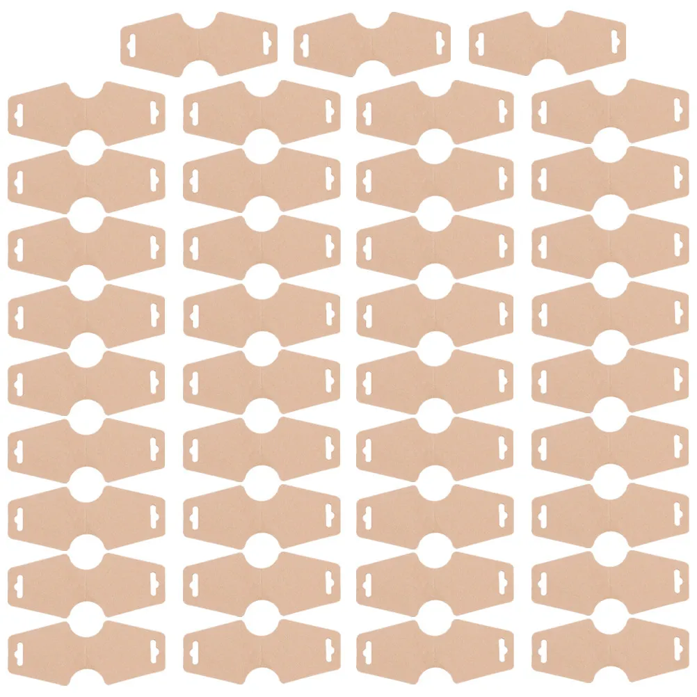 

200Pcs Necklace Display Cards Lightweight Necklace Folding Jewelry Tags for Bracelets Earrings Jewelry Packaging Supplies