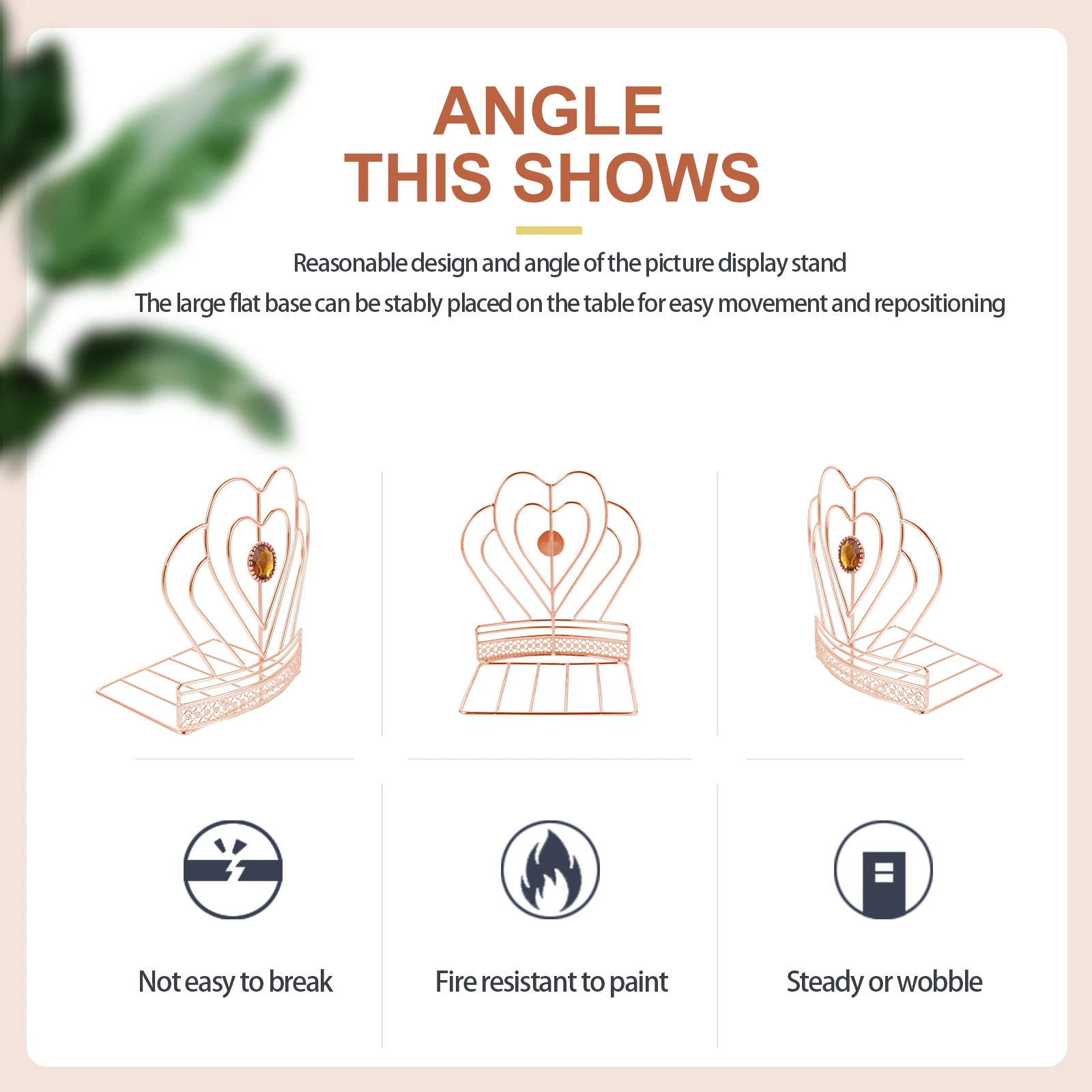 

Sturdy Iron Bookend Stand Rustic Crown Design Heavy Duty Office Desk Book Holder For Home Study Organization Student Household