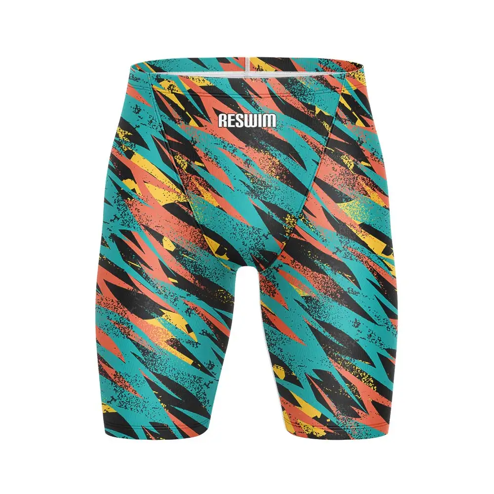 Bañador Jammer para hombre, pantalones cortos de natación, mallas de playa, traje de baño de entrenamiento atlético, pantalones de surf, 2025