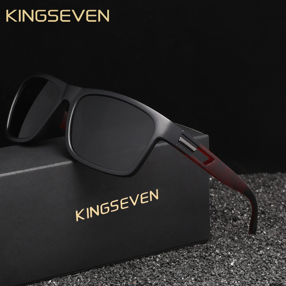 KINGSEVEN mode motif zèbre lunettes de soleil hommes polarisées Anti-UV400 lunettes de protection solaire femmes casual lunettes de conduite en plein air