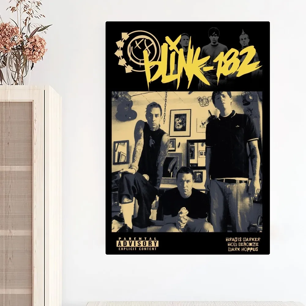 Band B-BLINK-182 Poster Prints Wall Sticker Painting Bedroom Living Room Decoration Office Home Self Adhesive