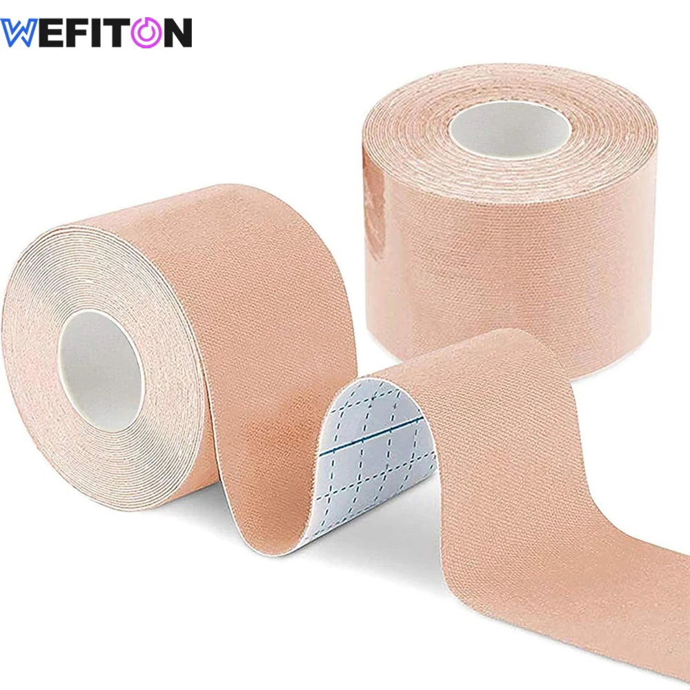 

2Roll Kinesiology Tape 5cm x 5m Precut | Waterproof Elastic Athletic Tape,Adhesive Sports Tape for Muscle Pain & Joint Support