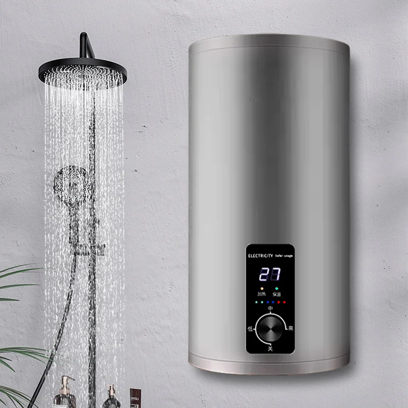 Calentador rápido de 2000W, tanque calentador de agua caliente eléctrico montado en la pared con conservación de energía de fábrica para almacenamiento en el baño del hogar
