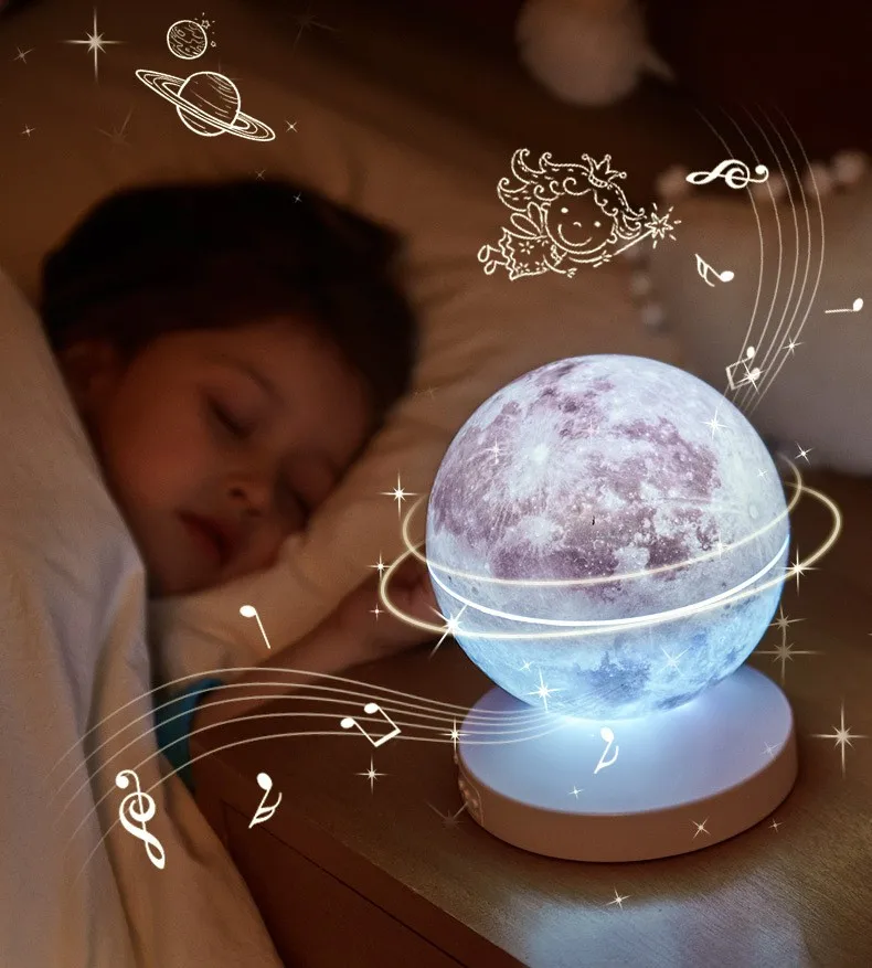 

Creative Gift Starry Sky Projector Moon Lamp - Dreamy Night Light for Children's Bedroom