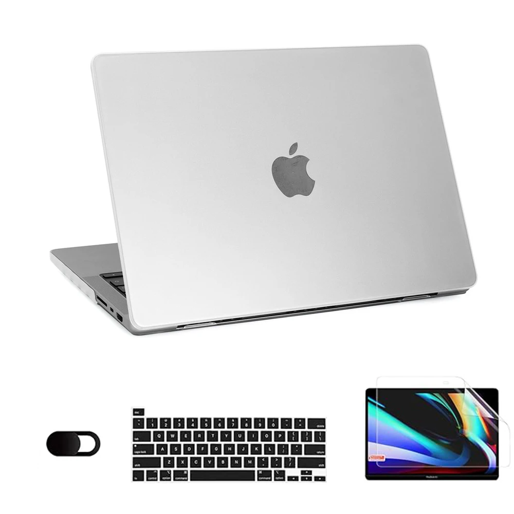 2025 Nieuwe Ultra Dunne Hard Shell Laptop Case Voor Macbook Air 13 Case Voor Macbook Pro 14 M5 M4 M3 M2 M1 Chip Air 13.6 15 2024 Cover