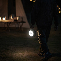 2 In 1 LED Camping String Light USB Rechargeable Portable String Lamp 2000mAh Camping Atmosphere Light 200LM for Outdoor Garden