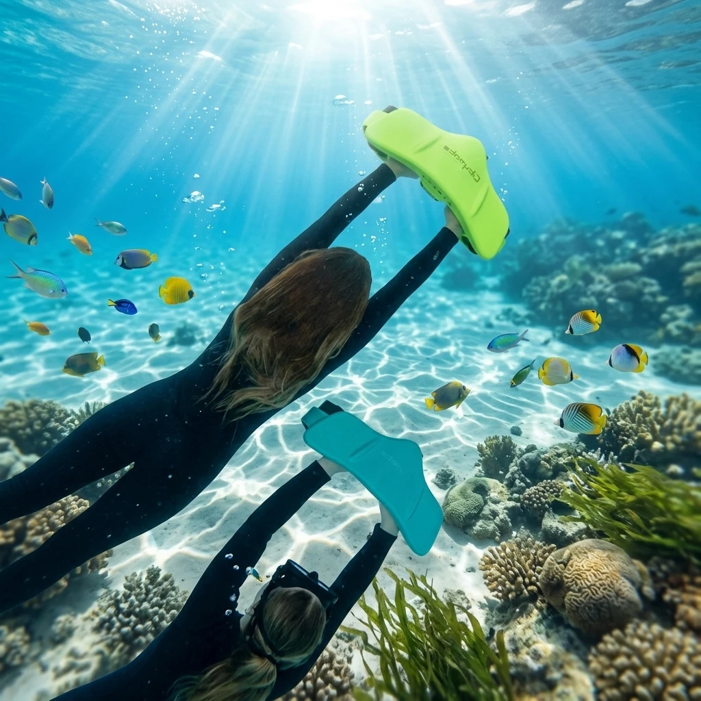 Drop Shipping Smart Control Underwater Sea Scooter  Display Electric Aqua Scooter For Family Sea Adventure