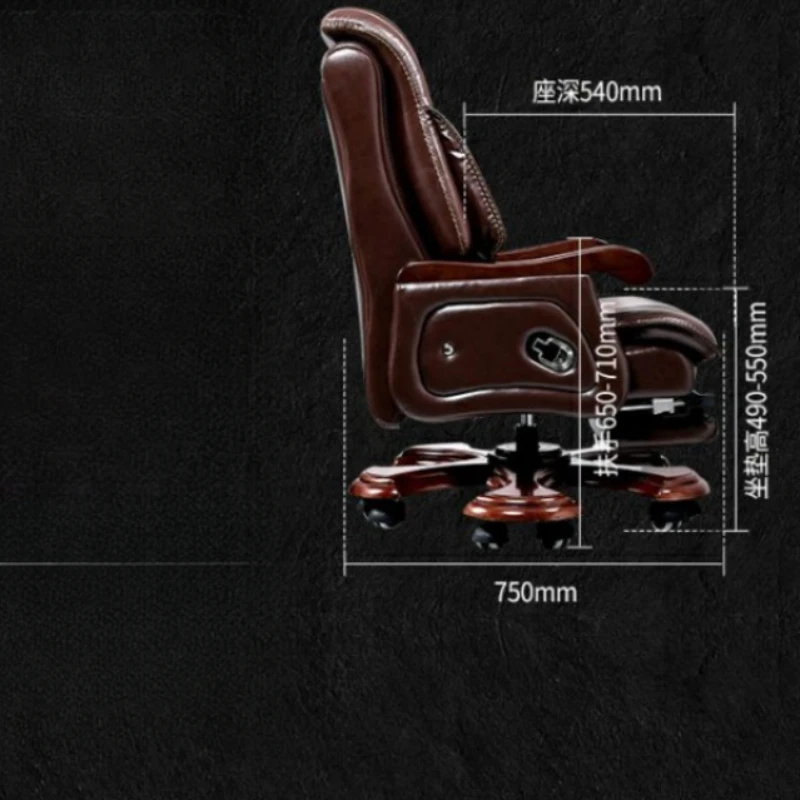 

Design Chair Office Low Leather Individual Reclining Meeting Leg Rest Gamer Backrest Stool Armchair Silla Gamer Office Furniture