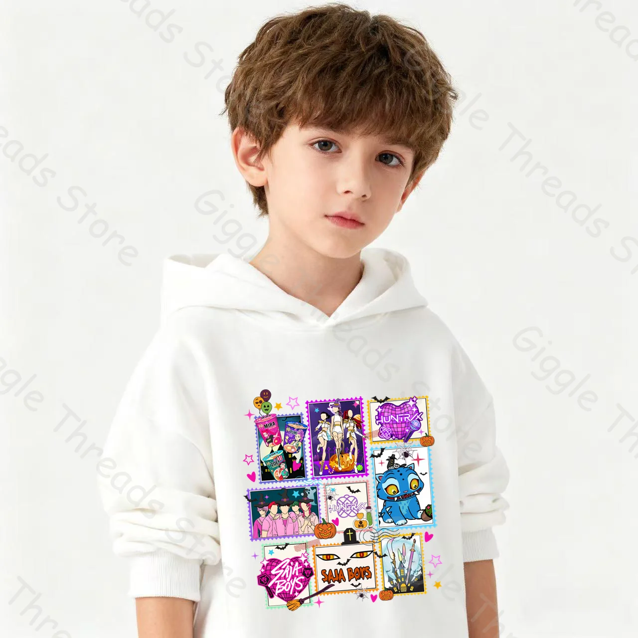 

Всемирный сумасшедший! K-POP: Толстовка Spooky Season «Охотники на демонов»: забавная, модная и очень мягкая унисекс для детей. Заграбийте свой сейчас!