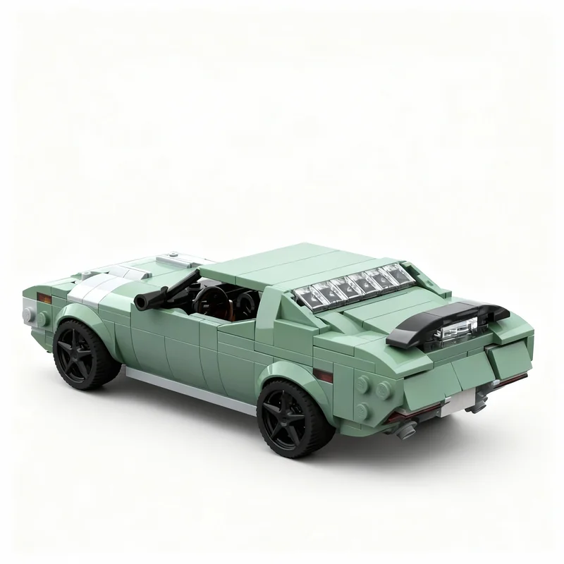 ตัวต่อ MOC 397 ชิ้น รุ่น Plymouth GTX City Champions ของเล่นตัวต่อสร้างสรรค์ DIY ไอเดียของขวัญคริสต์มาส ของเล่นเสริมพัฒนาการ