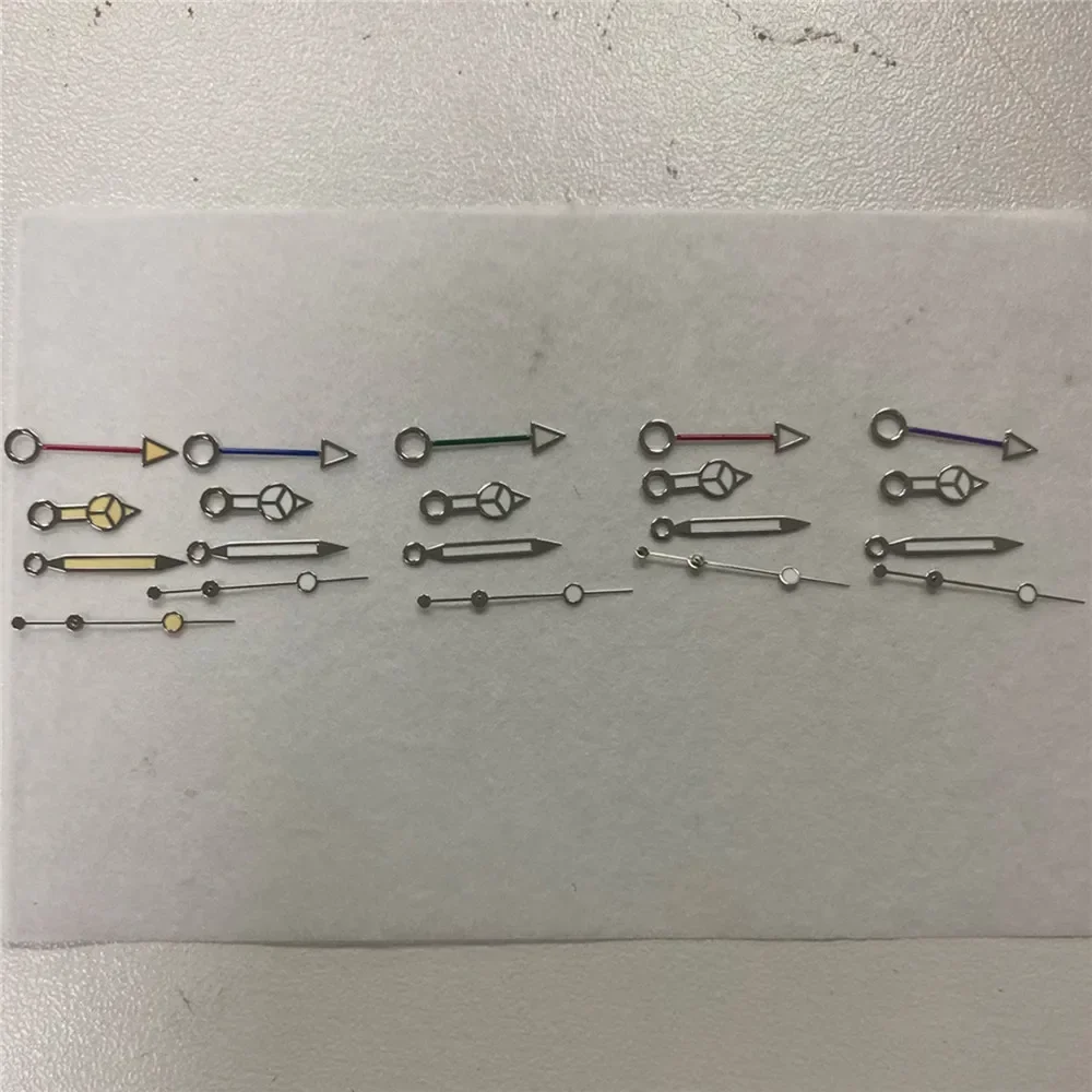 4 Pointers Blue Luminous Watch Hands for Mingzhu 3804 GMT Automatic Watch Movement Repair Accessories NEW DIY