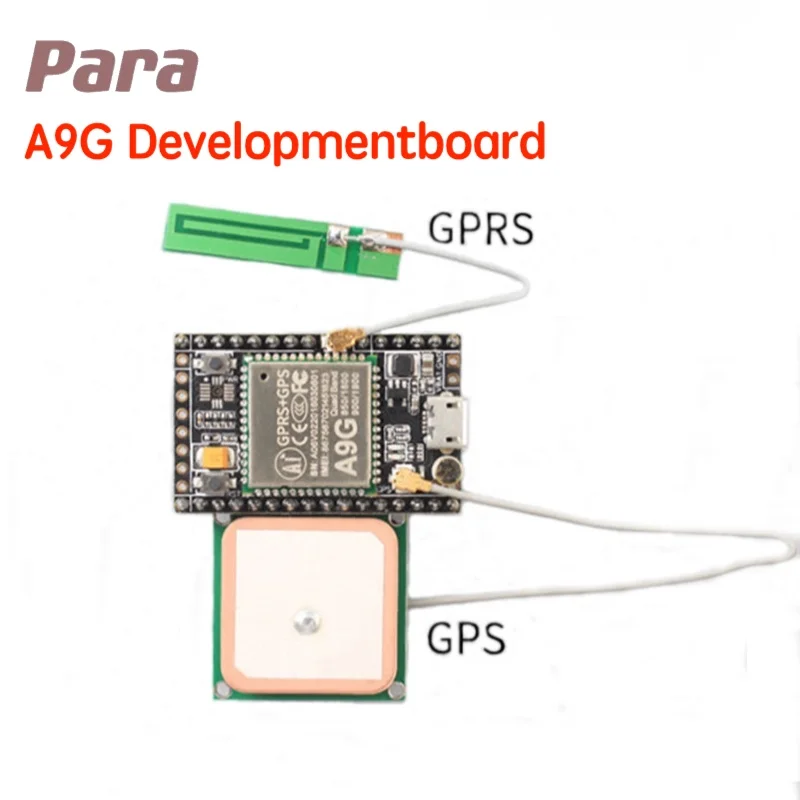 Módulo Beidou A9 A9G GPRS GPS, placa de desarrollo A9 A9G, comunicación inalámbrica, antena de posicionamiento de transmisión, voz, SMS, IOT